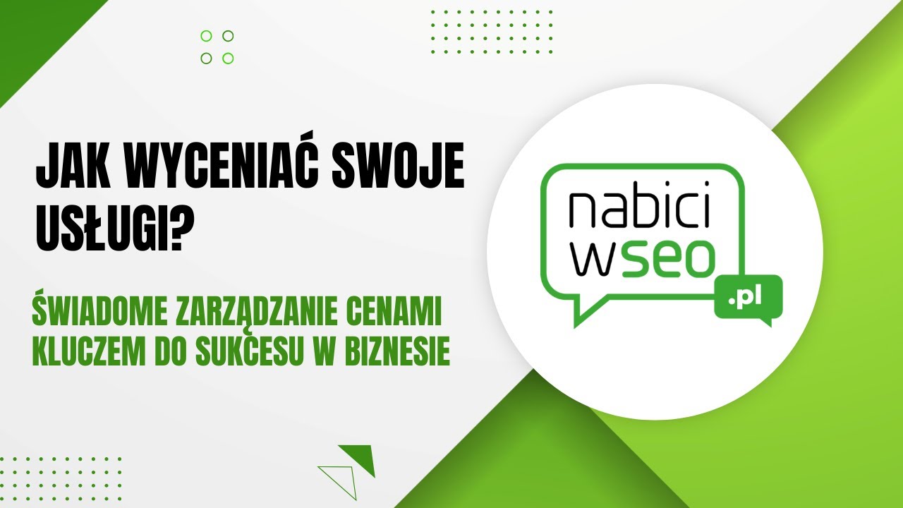 Jak wyceniać swoje usługi?